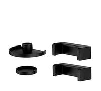 Lot de 4 coussinets en caoutchouc antidérapants pour étau de table, coussinets de protection d'étau d'établi 50 mm, 60 mm, 70 mm, 80 mm, petit couvre-mâchoire d'étau, noir