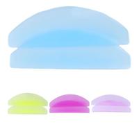 Lot de 4 coussinets en silicone souple avec design super fin, multicolore, 5,1 x 1,5 cm, outil de permanente pour salon et utilisation à la maison
