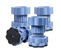 Lot de 4 coussinets vibrants pour machine à laver - Coussinets anti-vibrations pour machine à laver - Coussinets d'absorption des vibrations mécaniques pour femmes, hommes, adultes