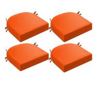 Lot de 4 coussins de chaise amovibles, imperméables, antidérapants, lavables, pour chaises de bureau et de salle à manger, 47 x 40 x 8 cm, parfaits pour jardin et terrasse