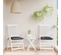 vidaXL Lot de 2 Coussins de Palette, Galette de Siège Imperméable, Coussin de Jardin, Décoration d'Extérieur Terrasse, Vert Brillant 50x50x7 cm