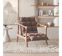 Lot de 4 coussins de chaise de salle à manger, 45 x 30 cm, coussin de sol en tatami japonais avec cravates, convient pour le bureau, le restaurant et les sièges en plein air, velours café