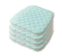 Lot de 4 coussins de chaise de salle à manger antidérapants U-S avec attaches 45,7 x 45,7 cm Motif écossais pour salle à manger, table de salle à manger, chaise pour la maison