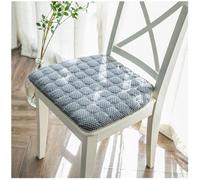 Lot de 4 coussins de chaise en mousse à mémoire de forme en U antidérapants pour salle à manger et cuisine, tissu respirant confortable, pour la maison et le bureau