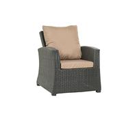 Lot de 4 coussins de meubles en rotin, coussins de chaise de détente, coussins de meubles de jardin en rotin, coussins de fauteuil, coussins de canapé en rotin (beige)
