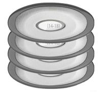 Lot de 4 coussins ovales pour spa avec fenêtre LED et montage arrière compatibles avec jacuzzi série J-300 2007-2014 en polyuréthane pour une installation facile Plusieurs options de lot (4 pièces)