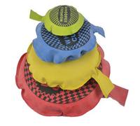 Lot de 4 coussins Whoopie, jouets de farces avec son réaliste, coussin pet amusant à rebond automatique pour enfants et adultes, cadeau bâillon du poisson d'avril d'Halloween (4 tailles) pour u