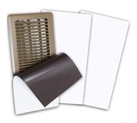 Lot de 4 couvercles d'aération magnétiques, extra épais pour mur et sol, plafond, aimant anisotrope flexible pour grilles d'aération, aérations de sol, camping-car, climatisation domestique,