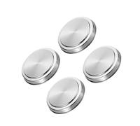 Lot de 4 Couvercles de Brûleur en Acier Inoxydable Ronds pour Cuisinière | Cuisine, Plaque Électrique et Brûleur Rond Design Argenté, Facile à Retirer, Gain de Plan de Travail