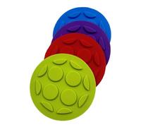 Lot de 4 couvercles de fermentation hermétiques en silicone | Bocal avec couvercle verseur pour le rangement de vinaigrette, boissons, aliments, yaourt, repas, farine, bonbons, biscuits