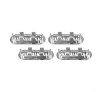 Lot de 4 couvercles de trop-plein élégants en ABS, parfaits pour un remplacement rapide dans n'importe quel environnement