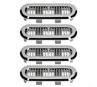 Lot de 4 couvercles de trop-plein modernes pour évier compatibles avec la plupart des lavabos standard avec facilité