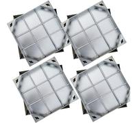 Lot de 4 couvercles et cadres de regard en acier inoxydable, 600 x 600 mm, 800 x 800 mm, 900 x 900 mm, 500 x 500 mm, 300 x 300 mm, couvercles de chambre d'inspection durables, couvercles de puits de