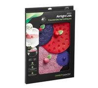 Charles Viancin - Coffret Cadeau, 4 Couvercles Berries en Silicone - Couvercles Hermétiques pour Stocker et Cuisiner vos Aliments - 28cm + 23cm + 20cm + 10cm - Pour Tout Récipient aux Bords Lisses