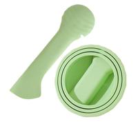 Lot de 4 couvercles pour canettes en silicone avec cuillères, taille universelle pour latines de nourriture pour animaux de compagnie, 3 tailles, bleu, vert, lot de 4 couvercles pour canettes de