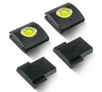 Lot de 4 Couvre-griffes pour Canon - 2 avec niveau à bulle & 2 standards, compatibles avec EOS R5C R5 R6 RP R, 5D IV III, 6D II, 7D II, 1D IV, M50, M5 Appareils photo reflex et hybrides.