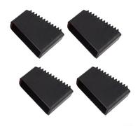 Lot de 4 couvre-pieds en caoutchouc antidérapant pour escabeau conçus pour une meilleure adhérence et une réduction du risque de dommages au sol