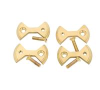 Lot de 4 crampons de pédale de vélo en titane pour SpeedPlay Zero et Light Action Vélo Pièces de rechange Tiremet (doré)