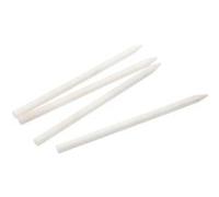 Lot de 4 Crayons "Craie" 12cm Blanc Blanc G