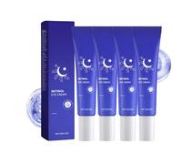 Lot de 4 crèmes contour des yeux au rétinol - Lift instantané du visage - Pour les rides, les gonflements, les poches et les cernes foncés - Rides fines - Pattes d'oie, pour une peau plus lisse, plus