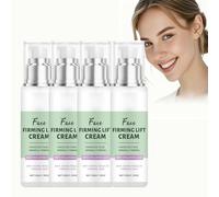 Lot de 4 crèmes raffermissantes pour le visage - Hydratation longue durée - Pour une élasticité de la peau et un aspect lisse - Lisse les ridules