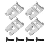 Lot de 4 crochets de ceinture avec vis 2609111584 - Compatible avec les outils sans fil Bosch 18 V DDB180 DDS181 HDS181 IDS181 DDB181 IDH182-01L
