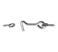 Lot de 4 crochets de contrevent acier HETTICH, L.37 x l.16 mm G