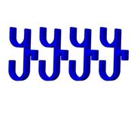 Lot de 4 crochets de parapluie de voiture pour la plupart des modèles de véhicules, pas de perçage nécessaire, ajustement stable et silencieux, améliore l'organisation du coffre et l'accessibilité du