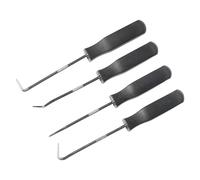 Lot de 4 crochets d'extraction de joints d'étanchéité traités thermiquement pour joints toriques, retenue de ressort, extracteur de joint d'huile