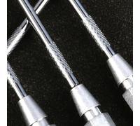 Lot de 4 crochets et crochets-crochets automobiles avec poignée en aluminium - Acier au chrome vanadium pour anneau, joint d'étanchéité et extracteur de joint pour espaces restreints, 90°/45°/135°