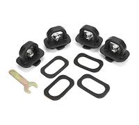 Lot de 4 Crochets latéraux d'arrimage pour lit de Camion Chevy Silverado à partir de 2007, Accessoires de Gestion du fret en métal Durable, Installation Facile sans perçage,
