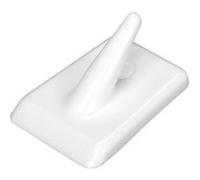 Lot de 4 crochets muraux adhésifs blancs Fackelmann Tecno Blanc G