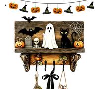 Lot de 4 crochets muraux décoratifs pour Halloween