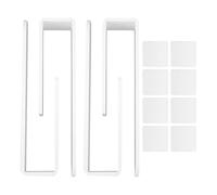 Lot de 4 crochets muraux pour casquettes de baseball en acrylique économiseur d'espace - Organisateur de rangement pour chapeaux | Pour la porte de l'armoire d'intérieur