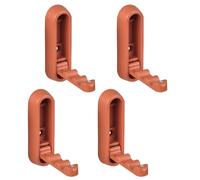 Lot de 4 crochets muraux rétractables pour salle de bain et placard - Gain de place - Fonctionnel et élégant - Pour chapeau et placard