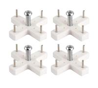 Lot de 4 crochets muraux sans traces, sans perçage, multi-usages, pour cloison sèche, mur en ciment