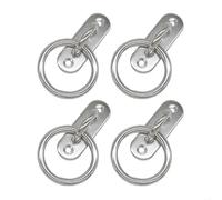 Lot de 4 crochets plafond robustes en acier inoxydable for matériel marin Pour fixation murale(M6)