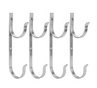 Lot De 4 Crochets Pour Poteaux De Piscine De Qualité Supérieure, Porte-serviettes De Piscine, Double Crochets Pour Poteaux De Piscine, Crochets Pour équipement De Clôture De Piscine, Crochets Pour Out