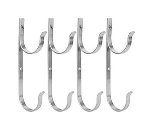 Lot De 4 Crochets Pour Poteaux De Piscine De Qualité Supérieure, Porte-serviettes De Piscine, Double Crochets Pour Poteaux De Piscine, Crochets Pour équipement De Clôture De Piscine, Crochets Pour Out