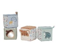 Lot de 4 cubes doux bleu, jaune, multicolore, marr TU