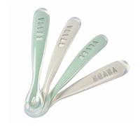 Lot de 4 cuillères 1er age silicone