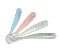 Lot de 4 cuillères 1er age silicone