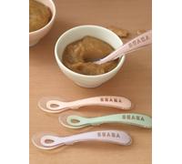 Lot de 4 cuillères 2ème âge Soft blue/ pink/ mist/ green TU
