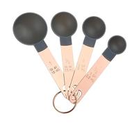 Lot de 4 cuillères à mesurer en acier inoxydable - Cuillères à mesurer multifonctions pour boîtes en acier inoxydable