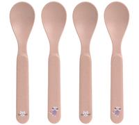 Lot de 4 cuillères en polypropylène et cellulose Tiny Team Chat
