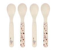 Lot de 4 cuillères Tiny Farmer Beige