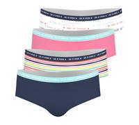 Lot de 4 culottes girl maxi format by athena fille uni bleu minuit-imprimé texte- 8A