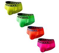 Lot de 4 culottes respirantes et confortables pour homme, multicolore, M