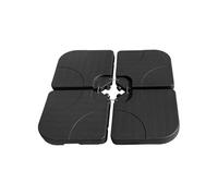 Happy Garden Dalles carrées Quiberon – Lot de 4 – Noir