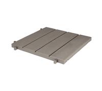 Lot de 4 dalles clipsables aspect bois 40 cm